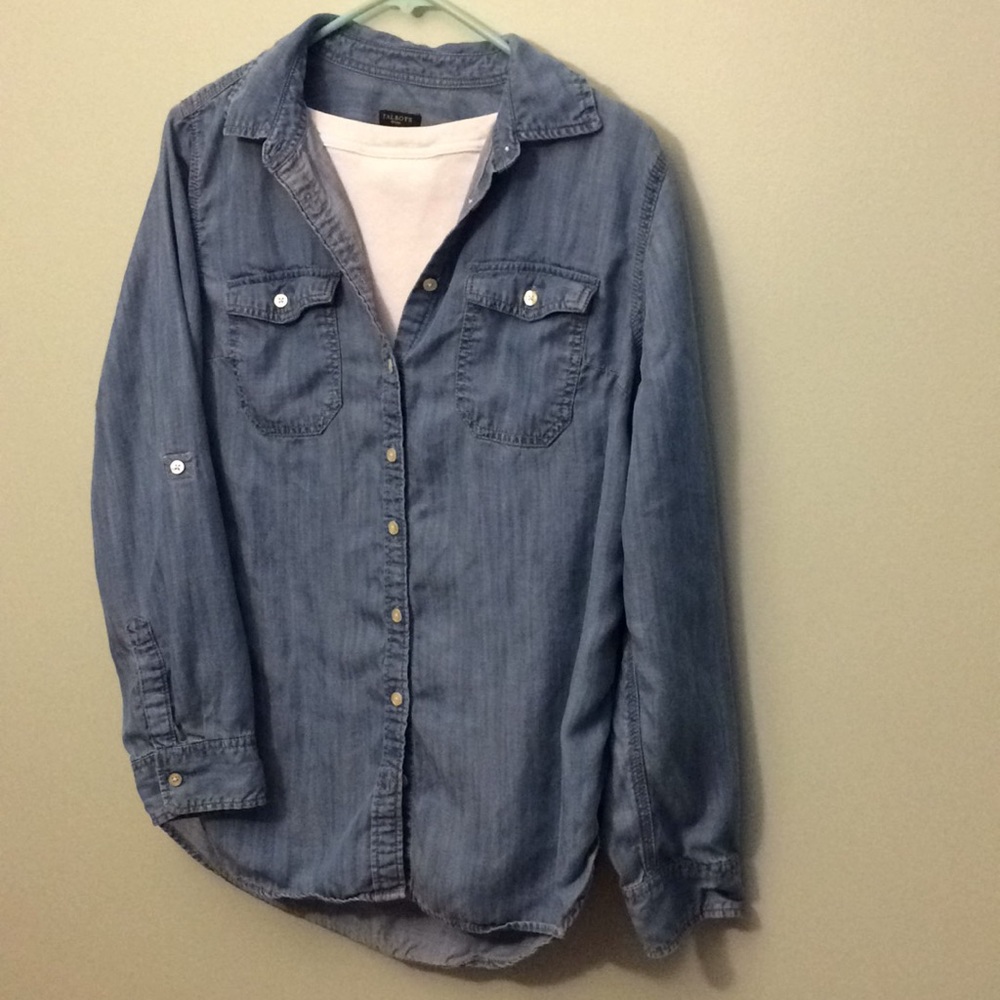 Denim chambray shirt